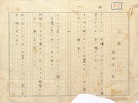 福田米三郎歌稿